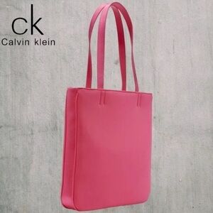 Calvin Klein Tessa Tote Bag Shoulder Bag Pink Great For Spring